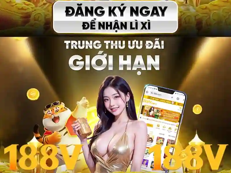 Giao diện trang chủ 188v với các banner uu dai nguoi choi nổi bật và hấp dẫn